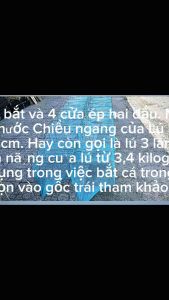 Lú 18 cửa ngục Lú dây lú bát quái - dài 85m - 22 khung kẻm 35x 55cm - mắt lưới 15p (07cm vuông)