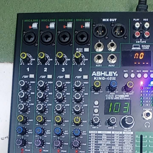 MIXER AUDIO ASHLEY KING 4SM/KING4SM USB-BLUETOOTH WITH SOUNDCARD
