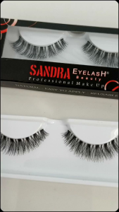 SANDRA Eyelash Beauty Bulumata 3D isi 12 pasang Lentik Tebal Pendek