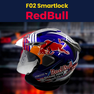 Force Helm SNI Double Visor Pria Dewasa Red Bull Antimaling Premium Quality Size M L XL