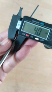 Aksesoris Stainless Steel Panjang 20 cm & Diameter 4 mm