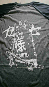 KAOS RAGLAN PRIA SABLON SAMURAI M81 DEPAN BELAKANG / KAOS RAGLAN PRIA LENGAN PANJANG ATASAN PRIA / KAOS MURAH / KAOS DISTRO / KAOS SIMPLE / T-SHIRT PRIA
