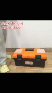 Hộp Thùng đựng đồ nghề đủ size 16/18/20  Kapusi Japan - Hộp đựng dụng cụ đa năng cầm tay cơ khí máy móc