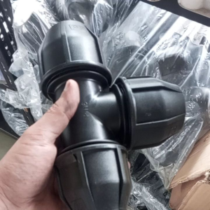 Sambungan Pipa HDPE EQUAL TEE Ukuran 40mm atau 1 1/4 Inch