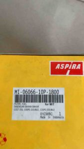 Filter Solar Atas MITSUBISHI COLT DIESEL FE 83 Up / PS 100 / ATAS / PS 135 / PS120 MI-06066-10P-1800 ASPIRA