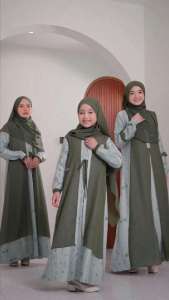 [Ready]Ruby Sarimbit Series 2025 By Yasmeera x El-rasheed || Sarimbit Keluarga Terbaru || Seragam Keluarga Terlaris || Warna Titanium