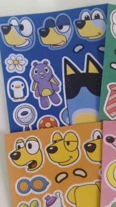 Set 8in1 sticker Bulldog bingo sáng tạo cho bé 🌈