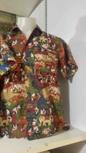 เสื้อลายดอก 25C11 เสื้อสงกรานต์ ผ้าคัตตอน cotton ไม่ร้อน ใส่สบาย สีไม่ตก ผ้าไม่หด ทรงตรง มีไซส์ใหญ่ ใช้เป็นทีม มีราคาส่ง