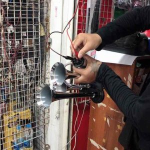 แตร มอเตอร์ ไฟฟ้า 12 V 3 ปาก เสียงดี มากๆๆ มีคลิปเสียงคะ ลั่นๆๆๆๆ