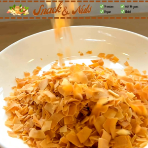 600gr Crispy Grilled Coconut Chips - coconut flakes topping - Kerepek Kelapa - suits for Diet [still have Little Sweet]