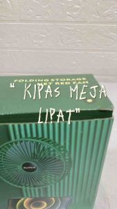 MINIFAN LIPAT PORTABLE PUTAR 180 USB / RECHARGEABLE FS21