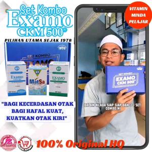 EXAMO Econopek Ex + Eb Supplement Minda Kids Brain Booster Excel Kismis Otak Junior Homeopati Junior Plus Autism ADHD