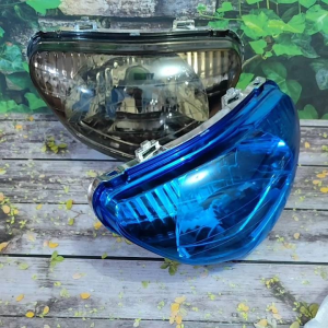 REFLEKTOR LAMPU DEPAN MIO SPORTY MIKA BIRU SMOKE BERKUALITAS