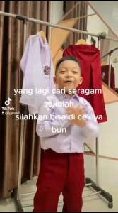 Seragam sd kemeja lengan panjang dan pendek putih berlogo sd disaku