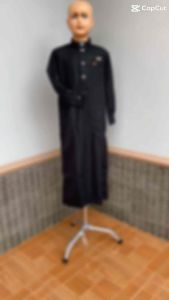 Jubah Gamis Anak Laki Laki Bahan Embos Motif Hexagon Lengan Mangset