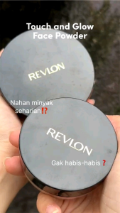 Revlon Touch Glow Face Powder Bedak Tabur Tahan Lama 15gr