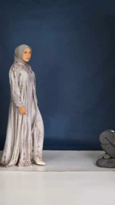 MAISYANIA DRESS by Nadheera Luxury gamis dress muslim fashion wanita muslimah rayon silk premium busui wudhu friendly