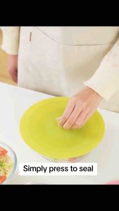 Silicone Suction Lid Reusable Food Cover Bowl Plate Cover Microwave Fridge Safe Storage Lid