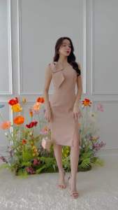 ชุดไปงานแต่ง ชุดเดรส ชู้พื้นเจ้าสาว ชุดออกงาน ชุดเพื่อนเจ้าสาว