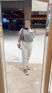 Nora Boyfriend Korean Jeans Polos