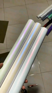 Stiker Skotlet Putih Lembayung Untuk Variasi Body Motor