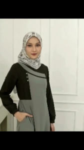 Gamis Terbaru Seply Meyra Seri Dress Cantik Kekinian