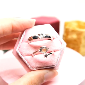 Cincin Couple Silver Adjustable S04 | Pasangan | Nikah | Lamaran | Hadiah | Tunangan 925 Perak | Aksesoris Pria Wanita
