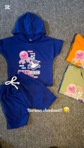 GENJIRO SETELAN HOODIE BLOONS (BOSS CILIK) UNTUK ANAK LAKI-LAKI USIA 6BULAN - 4TAHUN