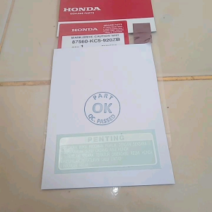 Stiker Logo Label Penting Mark Drive Caution Verza 150 Tiger 2000 Megapro Supra 1997-2002 Supra Fit CB 150 Verza Legenda Grand Win Astrea C700 GL 125 Original Honda