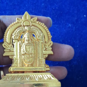 German Silver Perumal Idol | Traditional Lord Venkateswara Statue for Pooja Festivals & Home Decor