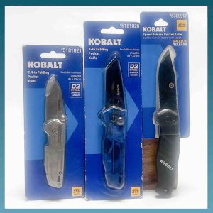 Kobalt Stainless Steel Fine Edge or Serrated Edge