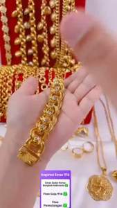 💋 COP 916 PERSIS ORI 💋 RANTAI TANGAN EMAS BANGKOK PREMIUM EXCLUSIVE ( BRACELET ) - FREE BOX