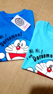 KFS 64 Kaos anak DORAEMON Series lucu Warna Biru Estimasi Umur 1 Tahun sampai 10 Tahun \ kaos anak karakter doraemon