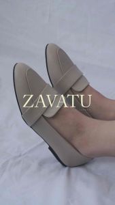 Sepatu Kantor Flat Shoes Wanita | Sepatu Kerja Casual Slip On Loafer Cewe Size 38-45 DU 493