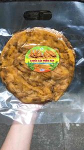 Chuối ép dẻo miếng tròn đặc sản miền Tây siêu ngon túi 300g