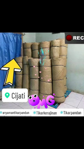 anyaman tikar pandan uk 150 cm x 80 cm isi 20pcs