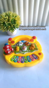 KIDZOONAA - MAINAN EDUKASI ANIMAL FARM PIANO MUSIC dan LAMPU (5031A)