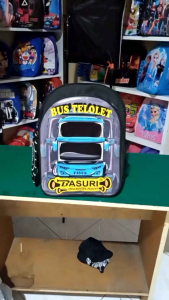 TFB - tas JETBUS BASURI viral terbaru buat anak laki laki PAUD TK SD model ransel