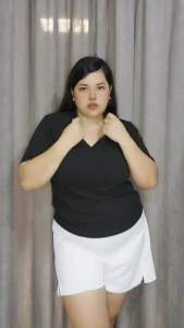 (XL TO 3XL ONE SIZE ONLY) PLUS SIZE CHEENA TOP KNITTED FABRIC WOMENSWEAR