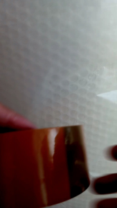 Lakban bening coklat OPP 80 meter 90 yard 45mm tan transparan plakban tape ekonomis 80 meter