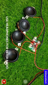 XH-A156 Digital Audio Amplifier Board 4 channels DC 5V Stereo Sound Amp