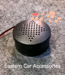 DJ WHAT YOU COME Car Reverse Sound Parking Speaker 12-24V Reverse Warning Alarm Audio JDM Music