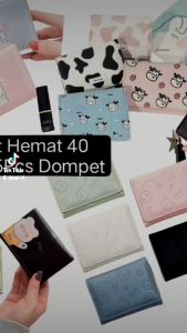 Paket Hemat Dompet Lipat 40 Dapat 5 Pcs Random