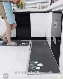 2in1 Kitchen floor mat/Bathroom sink absorbent non-slip mat/quick-drying/entry mat