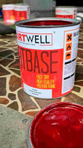 Cat Warna Hartwell Hartbase Share in Bottle Candy Tone Red 100 ml / 200 ml