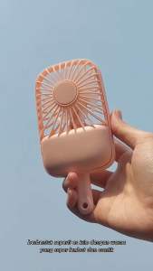 Kipas Angin Mini Genggam Portable Karakter Ice Cream 3 Speed Wind l Kipas Angin Lucu Portable USB l Mini Fan