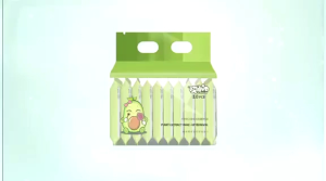 Queen Mall Avocado Makeup Remover Wipes (1 Set of 10 Packs of 100 Pieces) (1 10 100)