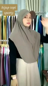 Hijab Sport Topi Hijab Olahraga Anti Panas Size M