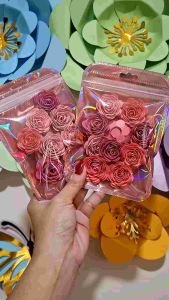 18pcs Rolled Flowers 1inches size decorations
