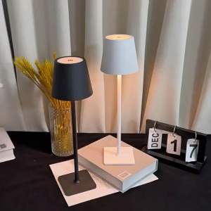 D058 đèn decor phòng khách trình độ cao đèn ngủ Đèn trang trí quầy barĐèn bàn không dây đèn LED 3 màu